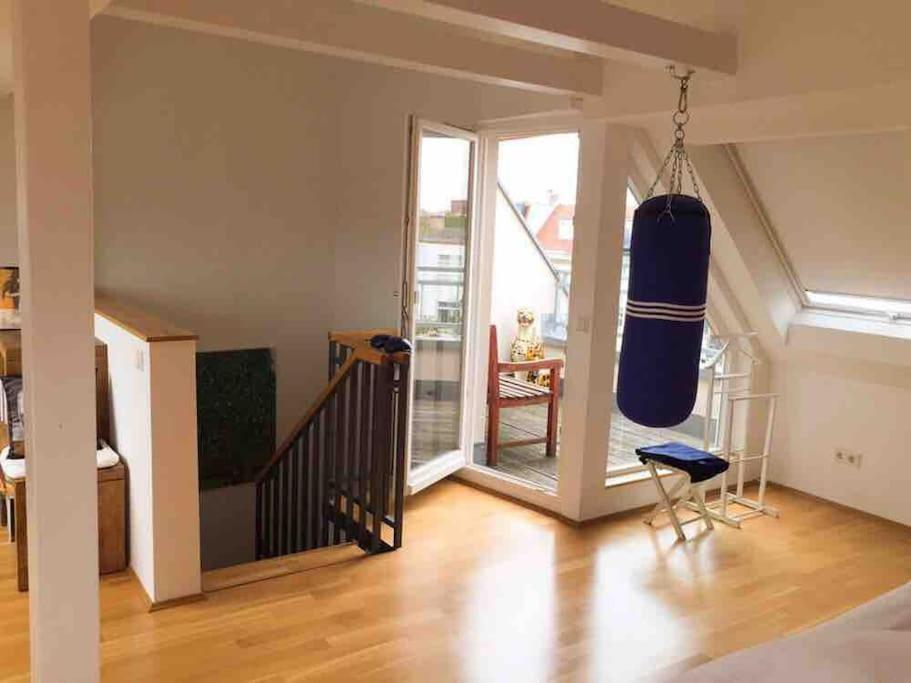 Loft Mit 2 Terrassen - Ruhig&Sonnig Apartment Leipzig Exterior photo